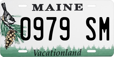ME license plate 0979SM