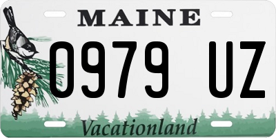 ME license plate 0979UZ