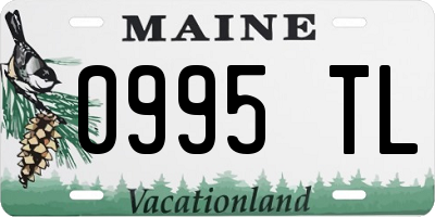 ME license plate 0995TL