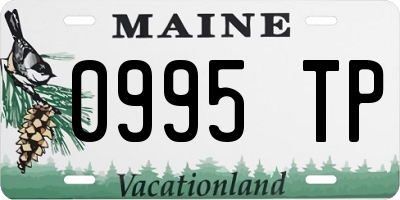 ME license plate 0995TP