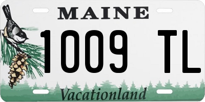 ME license plate 1009TL