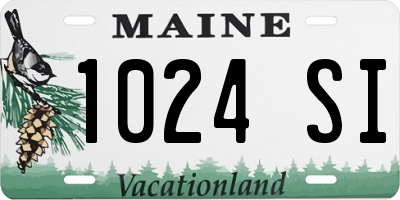 ME license plate 1024SI