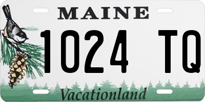 ME license plate 1024TQ