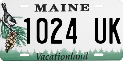 ME license plate 1024UK
