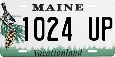 ME license plate 1024UP