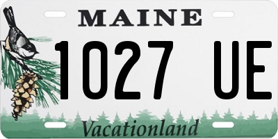 ME license plate 1027UE