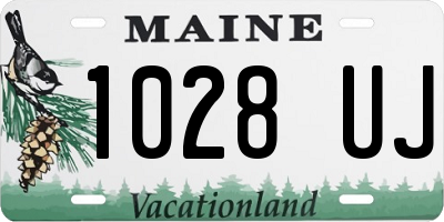 ME license plate 1028UJ