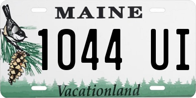 ME license plate 1044UI