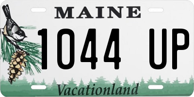 ME license plate 1044UP