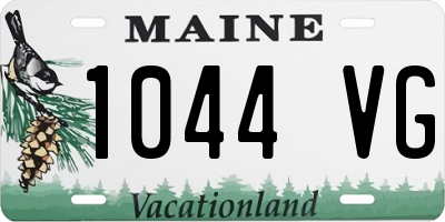 ME license plate 1044VG