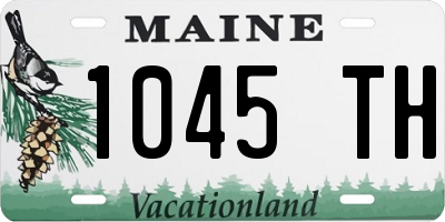 ME license plate 1045TH