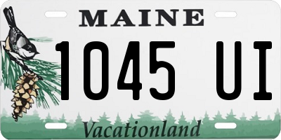 ME license plate 1045UI