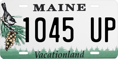 ME license plate 1045UP