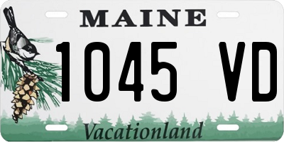 ME license plate 1045VD