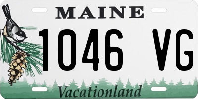 ME license plate 1046VG
