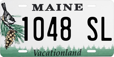 ME license plate 1048SL