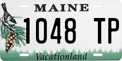 ME license plate 1048TP
