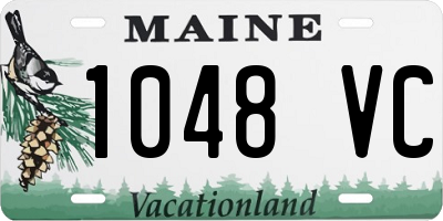 ME license plate 1048VC