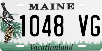 ME license plate 1048VG
