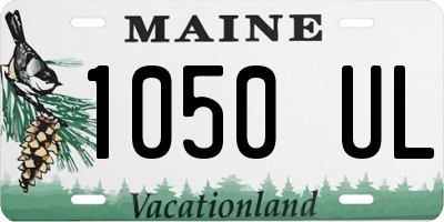 ME license plate 1050UL