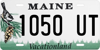 ME license plate 1050UT