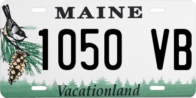 ME license plate 1050VB