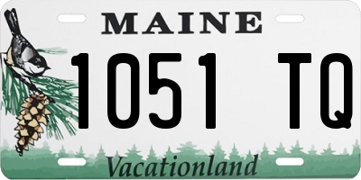 ME license plate 1051TQ