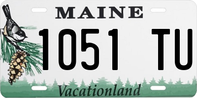 ME license plate 1051TU