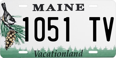 ME license plate 1051TV