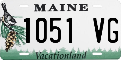 ME license plate 1051VG