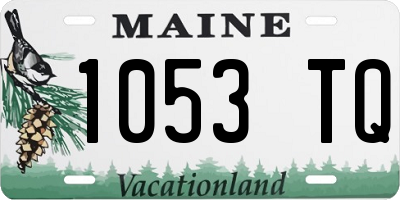 ME license plate 1053TQ