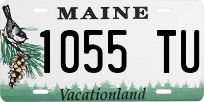 ME license plate 1055TU