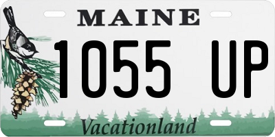 ME license plate 1055UP