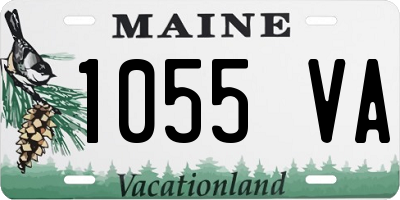 ME license plate 1055VA