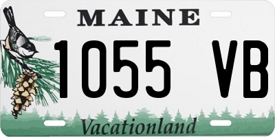 ME license plate 1055VB