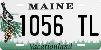 ME license plate 1056TL