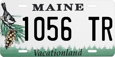 ME license plate 1056TR