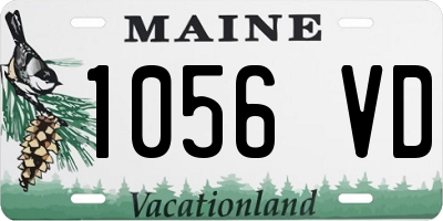 ME license plate 1056VD