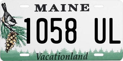 ME license plate 1058UL