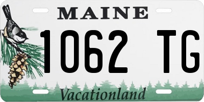 ME license plate 1062TG