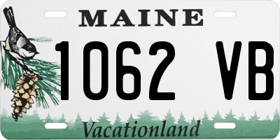 ME license plate 1062VB