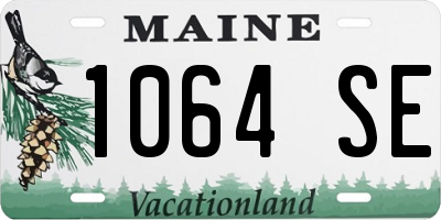 ME license plate 1064SE