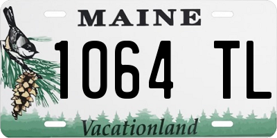 ME license plate 1064TL