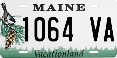 ME license plate 1064VA