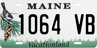 ME license plate 1064VB