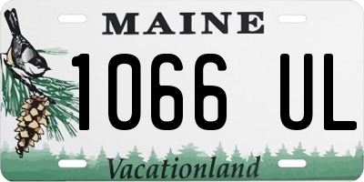 ME license plate 1066UL