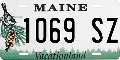 ME license plate 1069SZ
