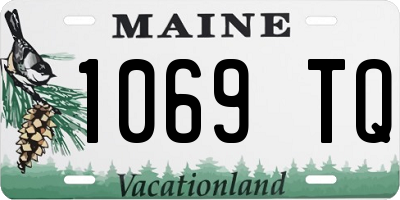 ME license plate 1069TQ