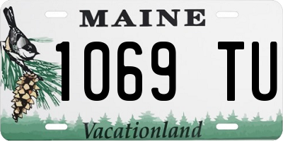 ME license plate 1069TU