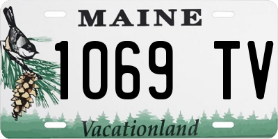 ME license plate 1069TV